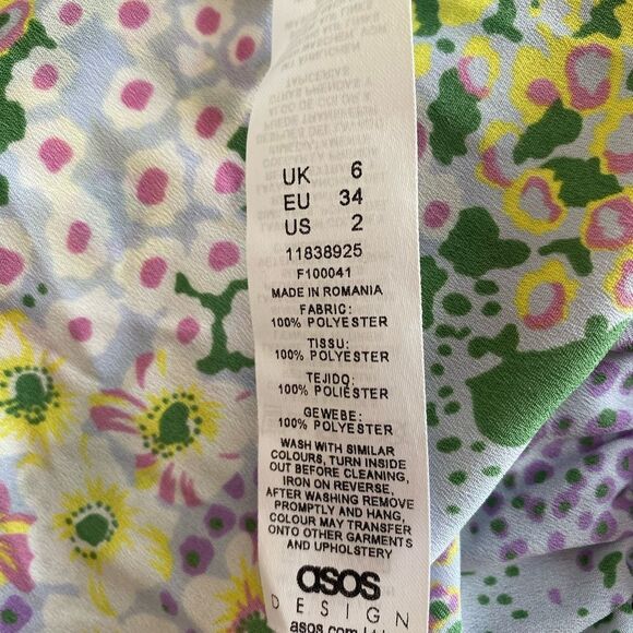❤️NWOT ASOS Floral Romper size 2❤️ - Picture 8 of 10